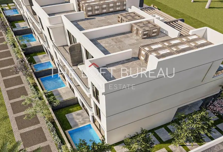 Garden View 3BR Townhouse | Qetaifan Island North-2