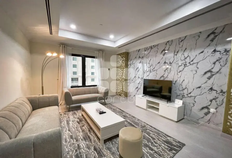 Darvesta | Modern 1BR Furnished Apartment – Porto Arabia, The Pearl-0