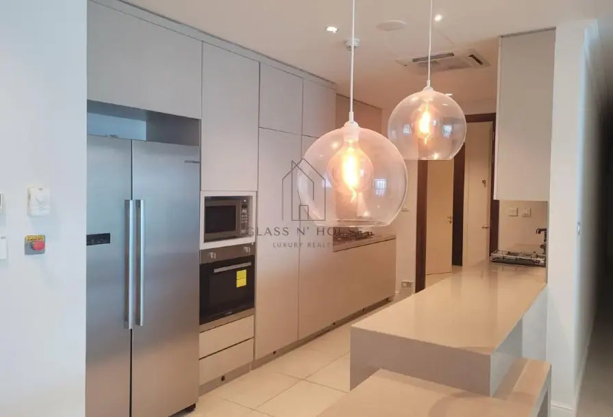 3BR + Maid Sea-View Apartment | Seef Lusail-11