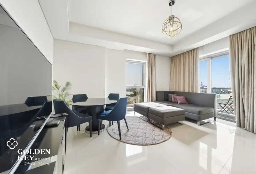 Furnished 1BR with Balcony | Lusail by Darvesta-1