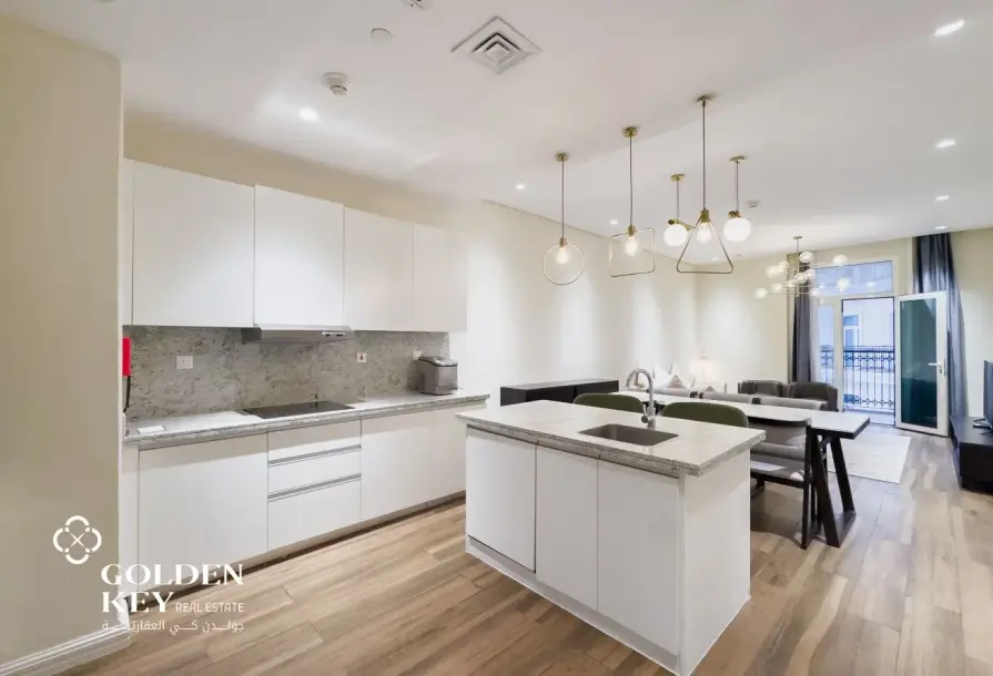 Modern 2BR+Maid Apartment | Floresta Gardens, The Pearl | Bills Included-2