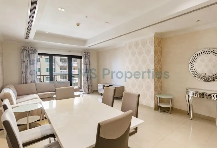 1BR + Office with Balcony | Porto Arabia – Darvesta-3