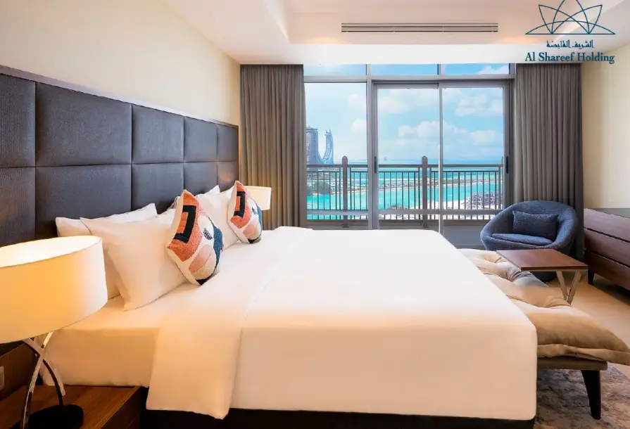 Abraj Bay 2BR + Laundry | Fully Furnished | Darvesta-1