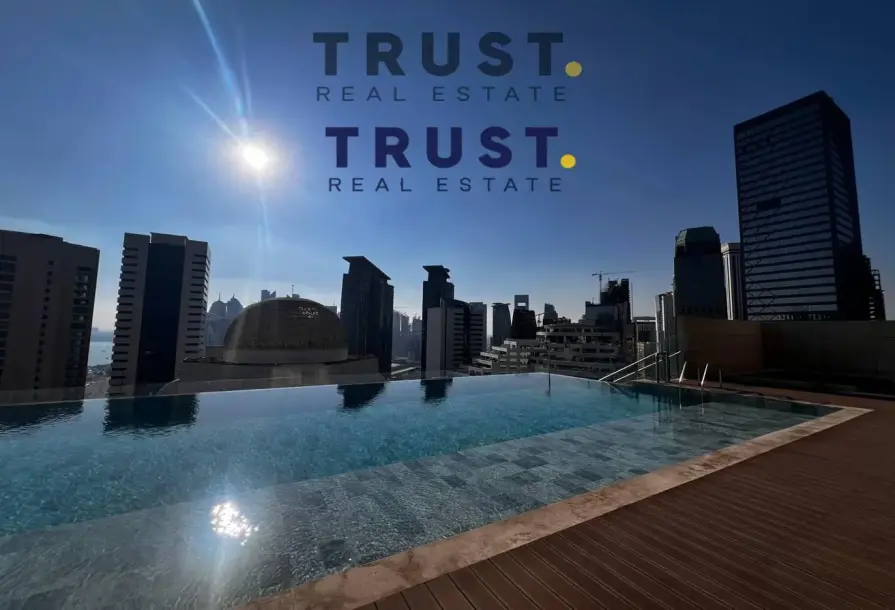 West Bay 1BR | Bills Included | Infinity Pool | Darvesta-9