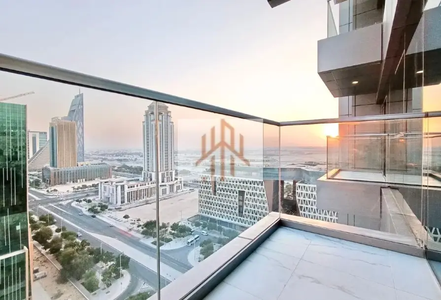 Furnished 2BR | Sea View & Balcony | Marina District Lusail-0
